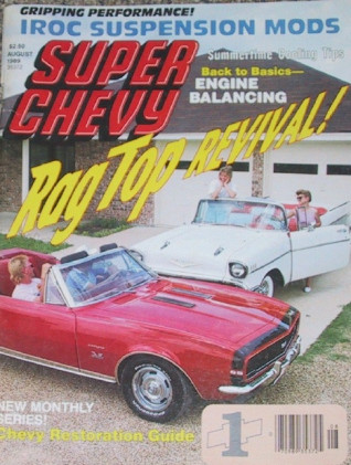 SUPER CHEVY 1989 AUG - Z-24, NORTHERN REBEL, IROC
